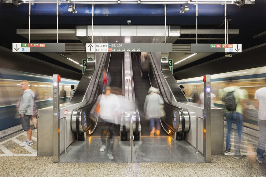 Otis Selected to Provide 92 Escalators for Munich Metro Modernization